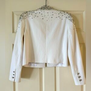 Alice + Olivia White Denim jacket